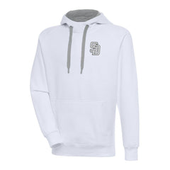 San Diego Padres Antigua Metallic Victory Pullover Hoodie for sale