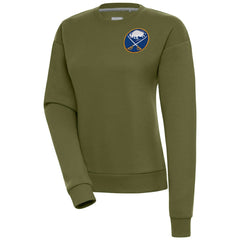 Buffalo Sabres - Antigua Women's Victory Pullover Sweatshirt Olive