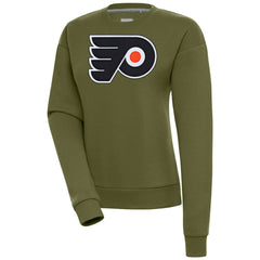 Philadelphia Flyers - Antigua Women's Victory Pullover Sweatshirt Olive