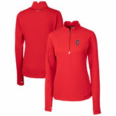 Cleveland Guardians Cutter & Buck Women's DryTec Traverse Stretch Quarter-Zip Pullover Top Lifestyle