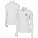 Cleveland Guardians Cutter & Buck Women's DryTec Traverse Stretch Quarter-Zip Pullover Top Sale