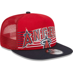 Los Angeles Angels New Era Speed Golfer Trucker Snapback Hat for sale