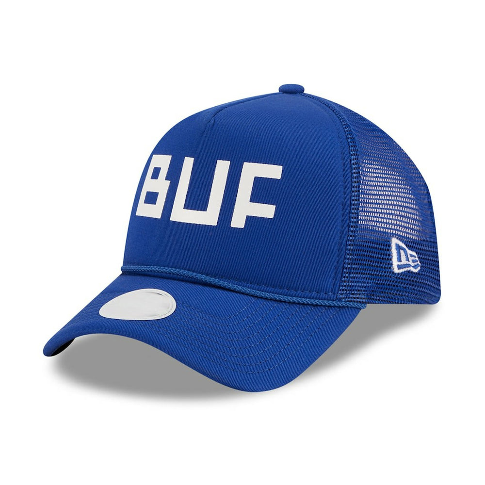 Buffalo Bills New Era Women's McGee Trucker 9FORTY Adjustable Hat Royal - NFL