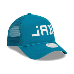 Jacksonville Jaguars New Era Women's McGee Trucker 9FORTY Adjustable Hat Teal - NFL
