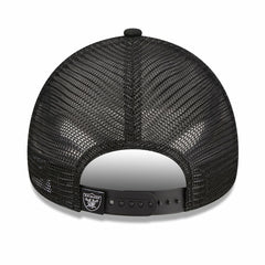 Las Vegas Raiders New Era Women's McGee Trucker 9FORTY Adjustable Hat Black - NFL
