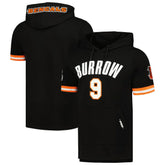 Joe Burrow Cincinnati Bengals Pro Standard Player Name & Number Hoodie T-Shirt Black - NFL