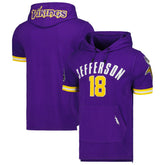 Justin Jefferson Minnesota Vikings Pro Standard Player Name & Number Hoodie T-Shirt Purple - NFL