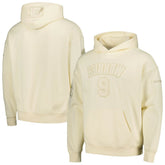 Joe Burrow Cincinnati Bengals Pro Standard Player Name & Number Pullover Hoodie Cream - NFL