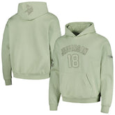 Justin Jefferson Minnesota Vikings Pro Standard Player Name & Number Pullover Hoodie Light Green - NFL
