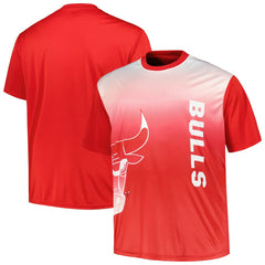 NBA - Chicago Bulls Big & Tall Sublimated T-Shirt - Red