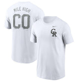 Colorado Rockies Nike Mile High Hometown T-Shirt Sale