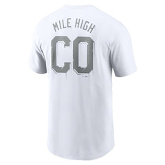 Colorado Rockies Nike Mile High Hometown T-Shirt Sale
