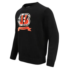 Cincinnati Bengals Pro Standard Prep Knit Sweater Black - NFL
