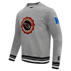 Arizona Cardinals Pro Standard Crest Emblem Pullover Sweatshirt Heather Gray - NFL