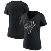 Chicago White Sox Women's Hometown Sox State V-Neck T-Shirt Clearance