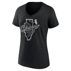 Chicago White Sox Women's Hometown Sox State V-Neck T-Shirt Clearance