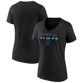 Miami Marlins Women's Hometown Baseball 305 V-Neck T-Shirt discount