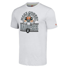 Maxx Crosby Las Vegas Raiders Homage Unisex Caricature Player Tri-Blend T-Shirt Ash - NFL