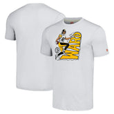 Hines Ward Pittsburgh Steelers Homage Unisex Caricature Retired Player Tri-Blend T-Shirt Ash - NFL
