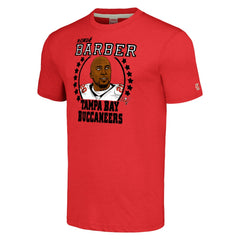 Ronde Barber Tampa Bay Buccaneers Homage Unisex Caricature Retired Player Tri-Blend T-Shirt Red - NFL