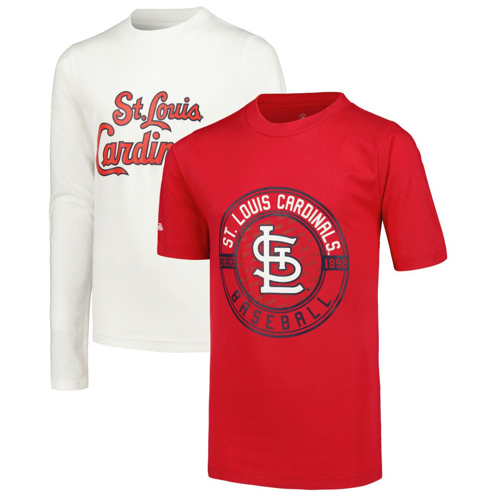St. Louis Cardinals Stitches Youth T-Shirt Combo Set Lifestyle