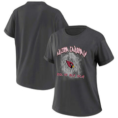 Arizona Cardinals WEAR by Erin Andrews Women's Boyfriend T-Shirt Charcoal - NFL
