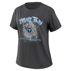 Tennessee Titans WEAR by Erin Andrews Women's Boyfriend T-Shirt Charcoal - NFL