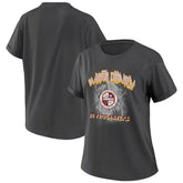 Washington Commanders WEAR by Erin Andrews Women's Boyfriend T-Shirt Charcoal - NFL