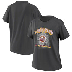 Washington Commanders WEAR by Erin Andrews Women's Boyfriend T-Shirt Charcoal - NFL