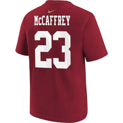 Christian McCaffrey San Francisco 49ers Youth Player Name & Number T-Shirt Scarlet - Nike
