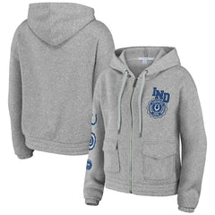 Indianapolis Colts WEAR by Erin Andrews Women's Full-Zip Hoodie Heather Gray - NFL