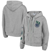 Seattle Seahawks WEAR by Erin Andrews Women's Full-Zip Hoodie Heather Gray - NFL