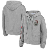 Tampa Bay Buccaneers WEAR by Erin Andrews Women's Full-Zip Hoodie Heather Gray - NFL