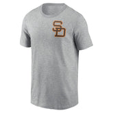 San Diego Padres Nike Cooperstown Collection Large Logo 2-Hit T-Shirt for sale