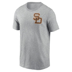San Diego Padres Nike Cooperstown Collection Large Logo 2-Hit T-Shirt for sale