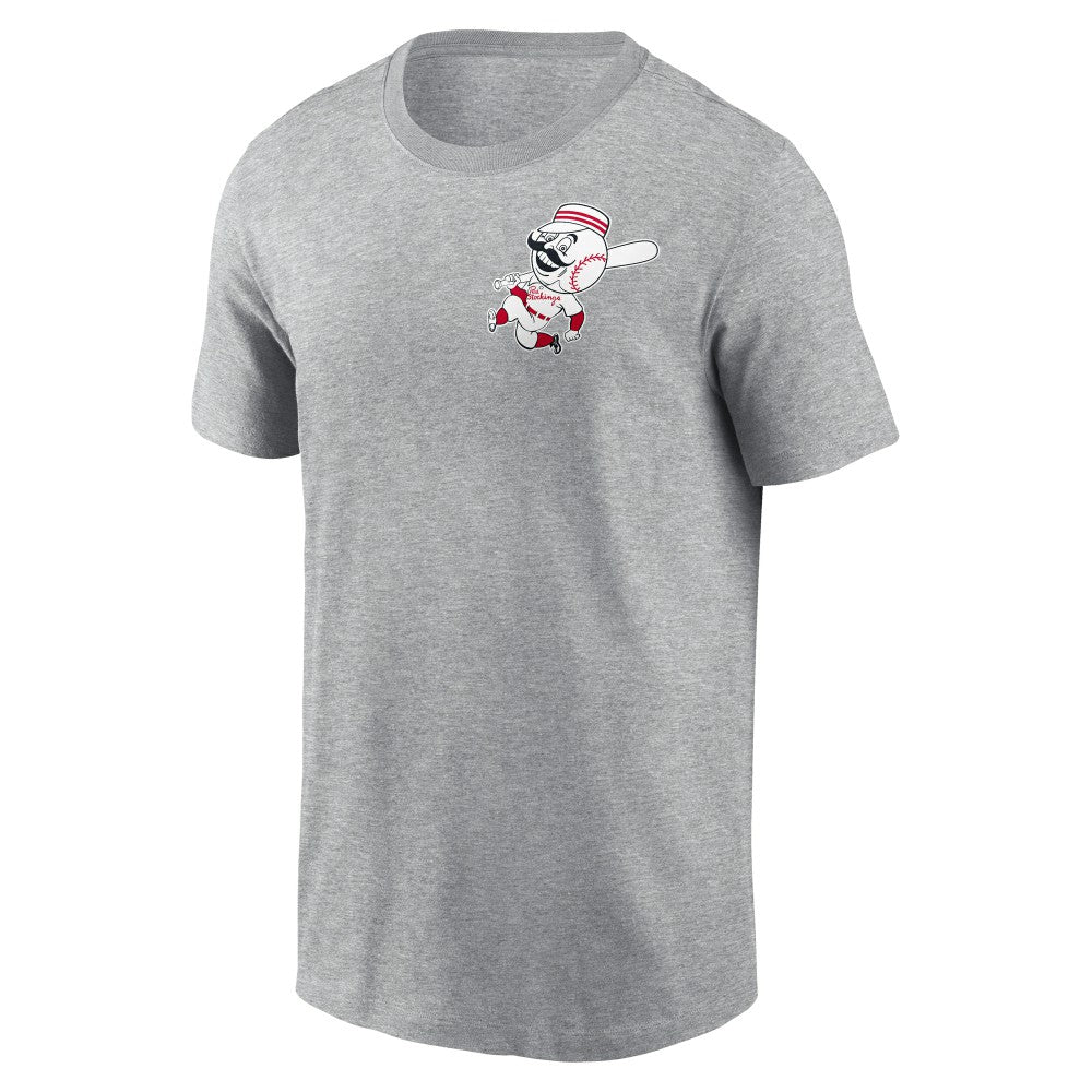 Cincinnati Reds Nike Cooperstown Collection Large Logo 2-Hit T-Shirt Lifestyle