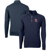 St. Louis Cardinals Cutter & Buck Adapt Eco Knit Stretch Recycled Quarter-Zip Pullover Top for sale