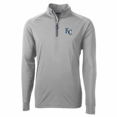 Kansas City Royals Cutter & Buck Adapt Eco Knit Stretch Recycled Quarter-Zip Pullover Top Near Me