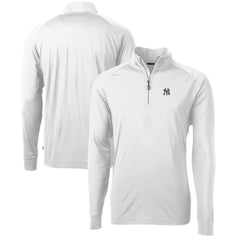 New York Yankees Cutter & Buck Adapt Eco Knit Stretch Recycled Quarter-Zip Pullover Top Online