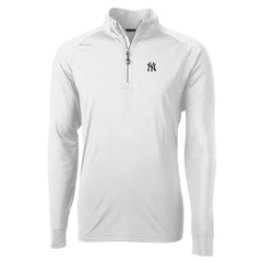 New York Yankees Cutter & Buck Adapt Eco Knit Stretch Recycled Quarter-Zip Pullover Top Online