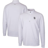 San Diego Padres Cutter & Buck Traverse Stretch Quarter-Zip Pullover Top discount