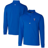 Texas Rangers Cutter & Buck Traverse Stretch Quarter-Zip Pullover Top Online