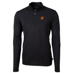 Baltimore Orioles Cutter & Buck Virtue Eco Pique Recycled Quarter-Zip Pullover Top for sale