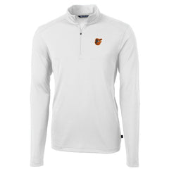 Baltimore Orioles Cutter & Buck Virtue Eco Pique Recycled Quarter-Zip Pullover Top discount