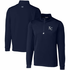 Kansas City Royals Cutter & Buck Big & Tall Traverse Stretch Quarter-Zip Pullover Top Online