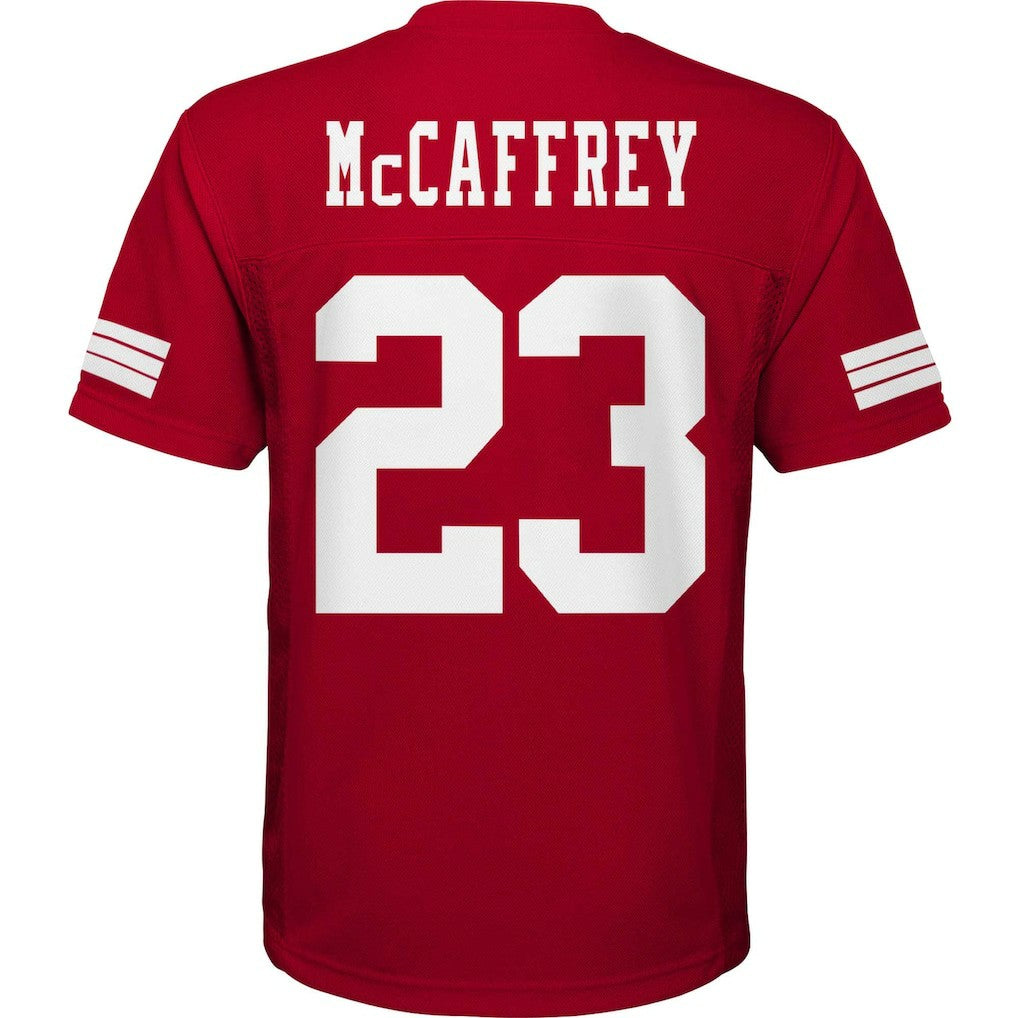 Christian McCaffrey San Francisco 49ers Preschool Replica Player Jersey - Scarlet on sale | NFL Jerseys