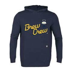 Milwaukee Brewers Levelwear City Connect Relay Core Logo Pullover Hoodie Clearance