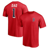 Boston Red Sox Number One Dad T-Shirt Clearance