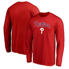 Philadelphia Phillies Team Lockup Long Sleeve T-Shirt - Online