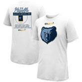 NBA - Memphis Grizzlies Stadium Essentials Unisex 2023 NBA Playoffs Roster T-Shirt - White